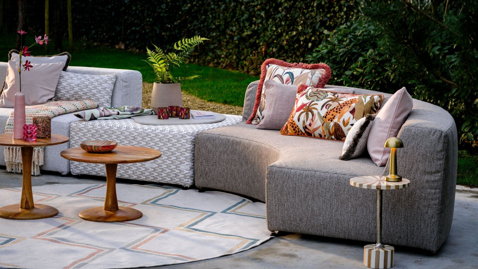 Loungeset ronde vorm