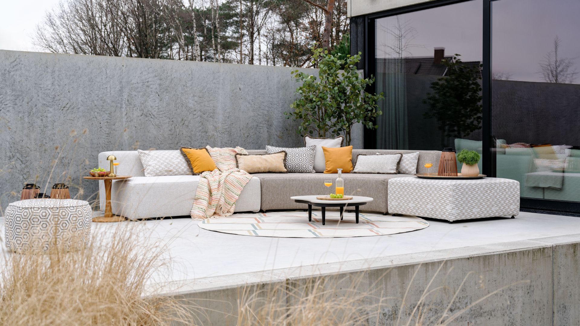 Outdoor Lifestyle Ronde loungeset