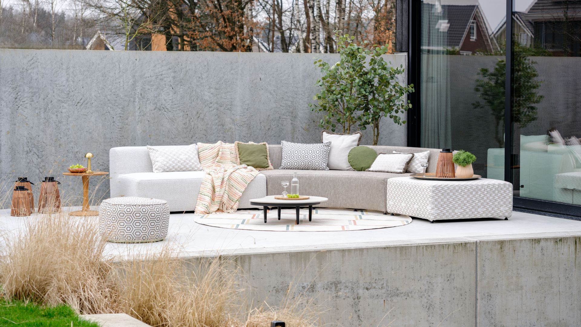 Ronde loungeset Outdoor Lifestyle