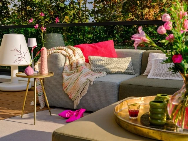 Loungeset met weerbestendige kussens Loungeset met weerbestendige kussens