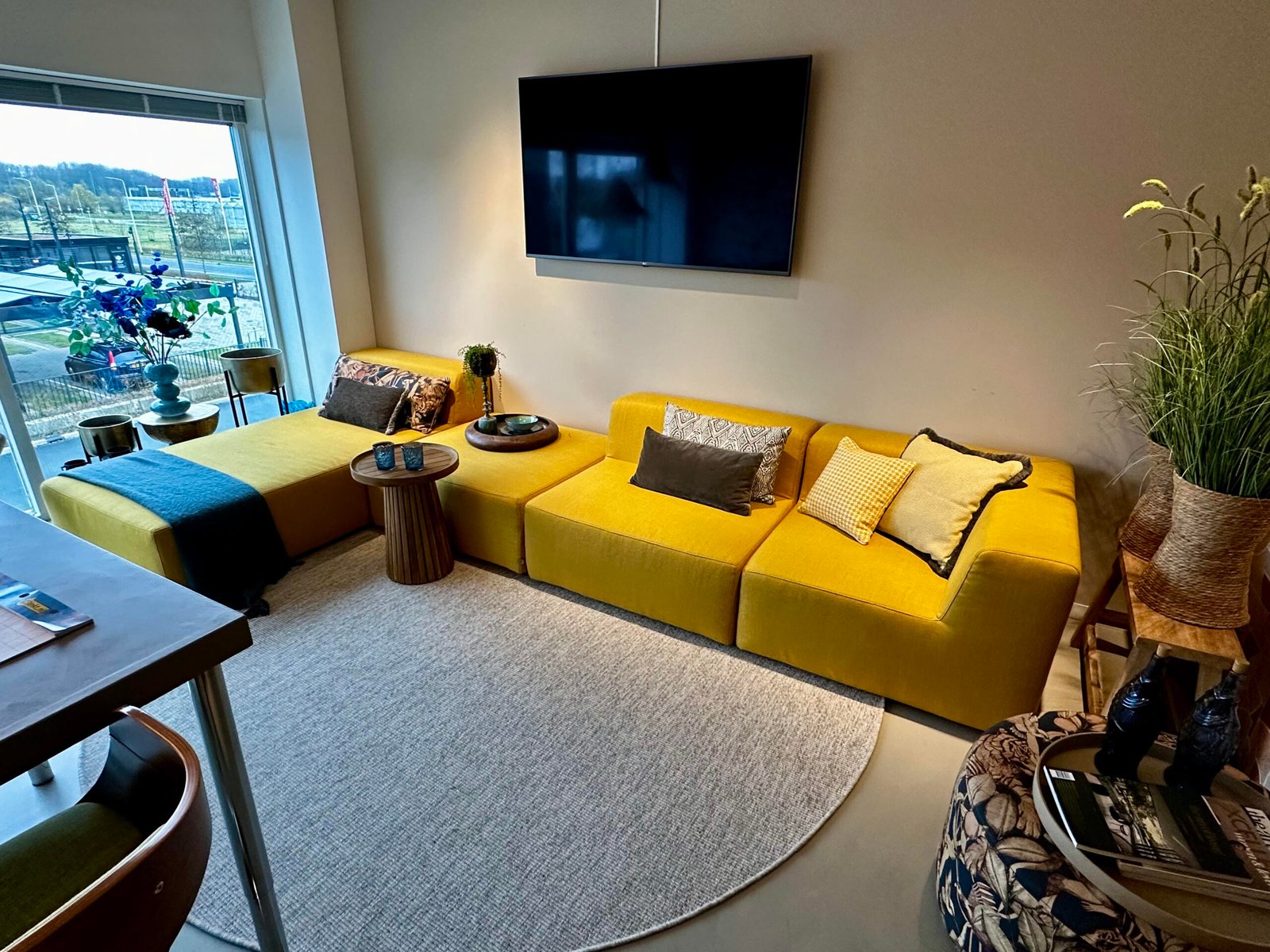 Loungeset okergeel - aanbieding